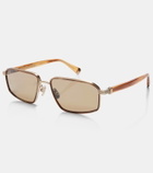 Brunello Cucinelli Jarama rectangular sunglasses