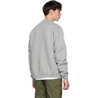 nonnative Grey Mock Neck Dweller Sweatshirt