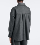 'S Max Mara Wool flannel shirt