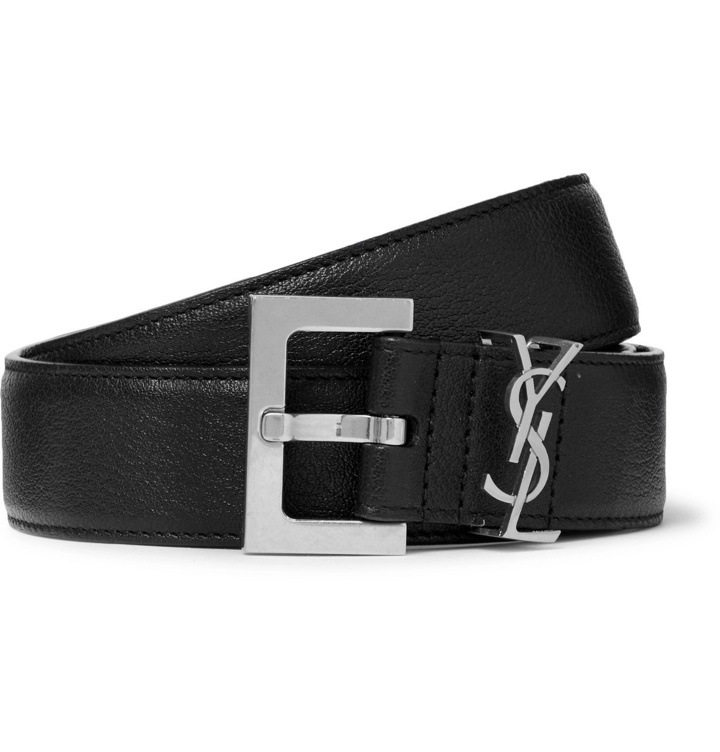 Photo: SAINT LAURENT - 3cm Full-Grain Leather Belt - Black