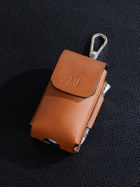 Dunhill - Double Golf Ball With Leather Case - Brown
