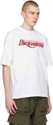 Dsquared2 White Loose-Fit T-Shirt