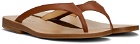 Rhude Tan Beach Sandals