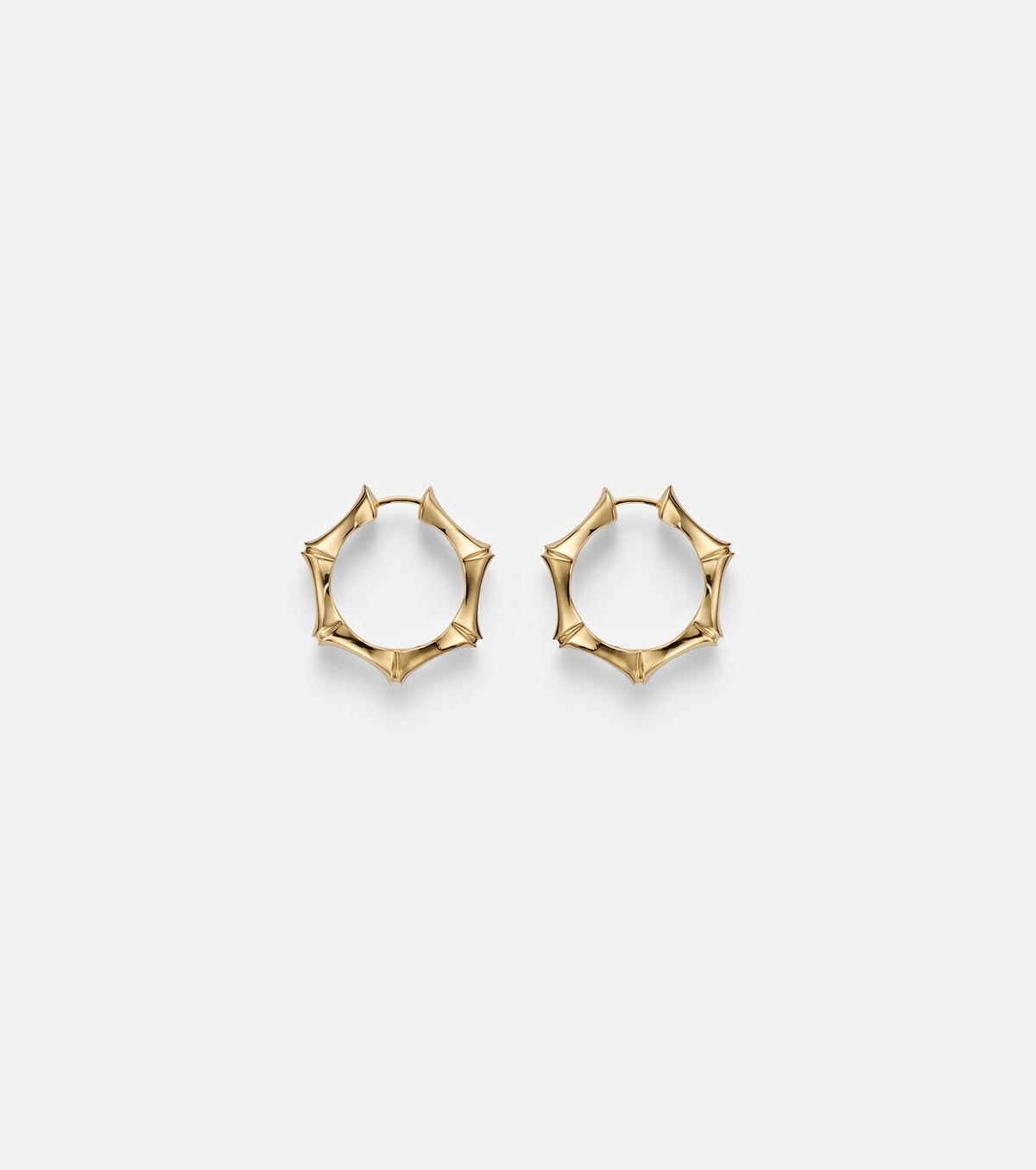 Stone and Strand 14kt gold (585/1000) earrings