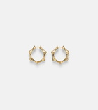 Stone and Strand 14kt gold (585/1000) earrings