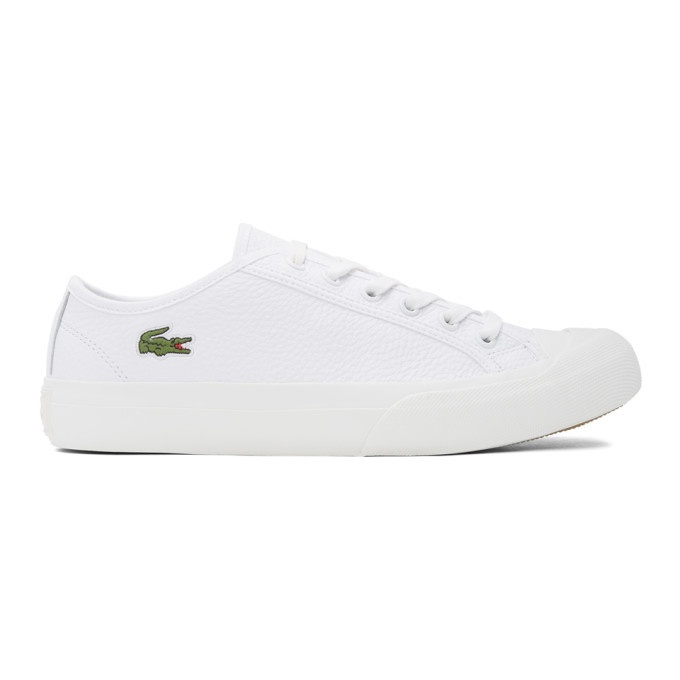 Photo: Lacoste White Leather Topskill Trainer Sneakers
