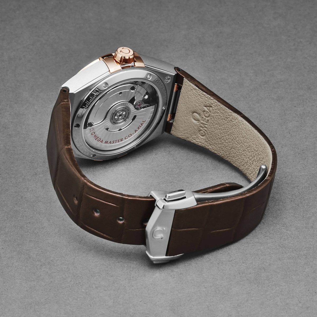 Omega Constellation Automatic Chronometer Diamond Brown Dial Ladies Watch 131.28.36.20.63.001