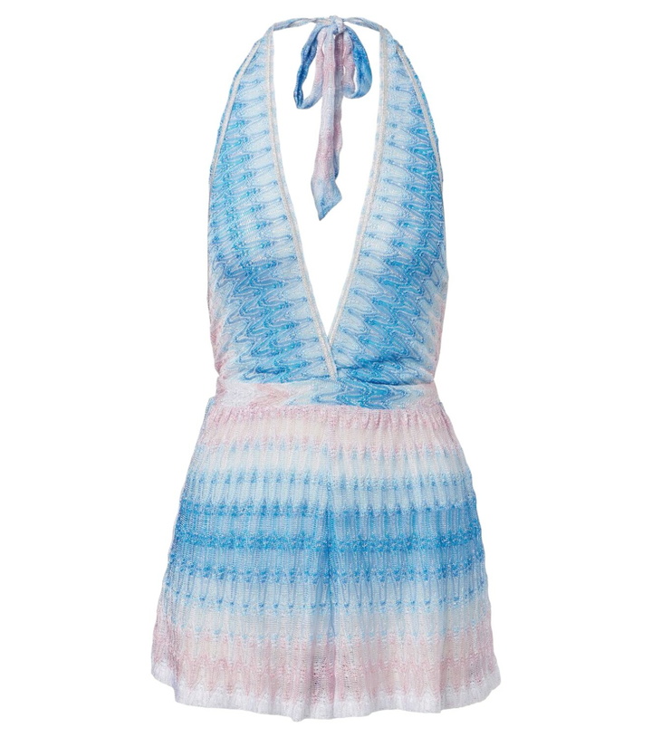 Photo: Missoni Zigzag ombré lamé romper