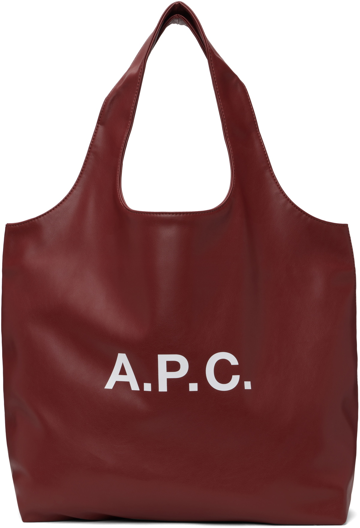 A.P.C. Burgundy Ninon Tote A.P.C.