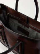 Officine Creative - Quentin/026 Leather Tote Bag - Brown