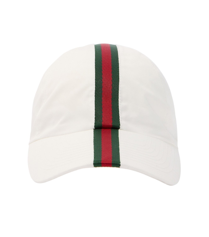 Photo: Gucci Web Stripe baseball cap