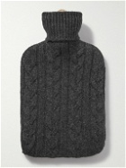 Johnstons of Elgin - Cable-Knit Cashmere Hot Water Bottle