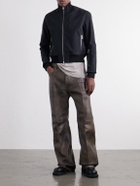 Rick Owens - Rib-Trimmed Canvas Blouson Jacket - Black