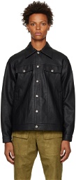 Séfr Black Dante Faux-Leather Jacket