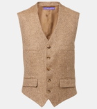 Ralph Lauren Collection Holland linen tweed vest