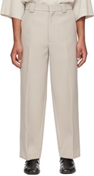 Fear of God Beige Straight-Leg Trousers