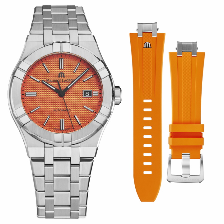 Photo: Maurice Lacroix Limited Summer Edition Aikon Automatic Mens Watch AI6008-SS00F-530-E