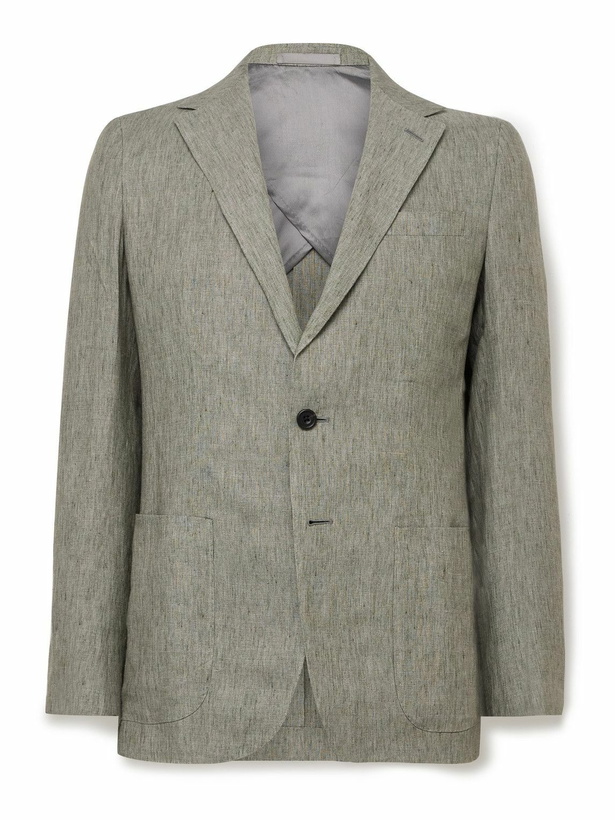 Photo: Kingsman - Linen Suit Jacket - Green