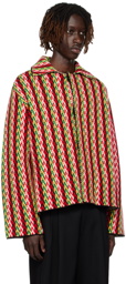Lanvin Multicolor Chevron Jacket