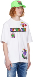 Dsquared2 White Skater T-Shirt