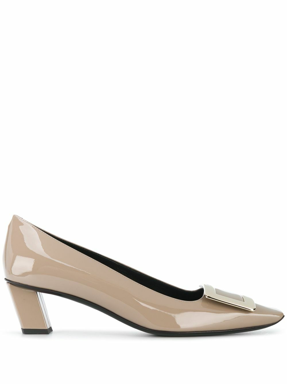 roger vivier belle vivier leather pumps