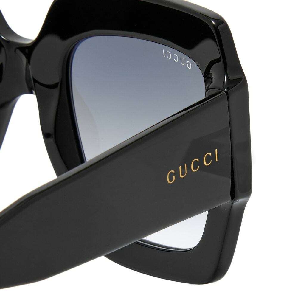 Gucci Women S Eyewear Gg1111s Bio Acetate Sunglasses In Black Grey Gucci