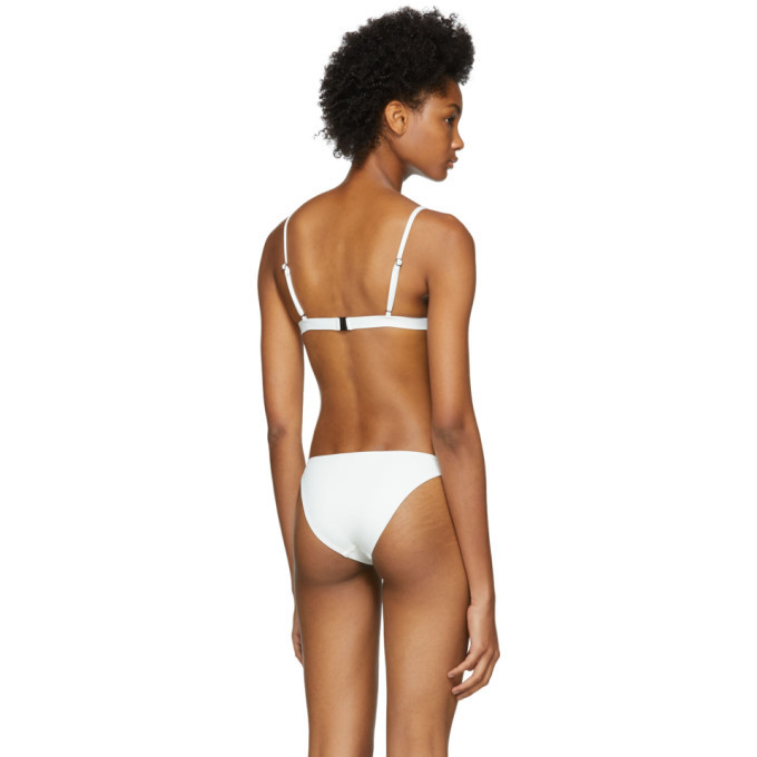 Her Line White Ava Bikini Top
