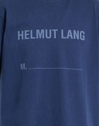 Helmut Lang Mens T-shirt in Navy