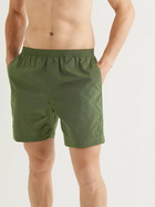 True Tribe - Neat Steve Mid-Length Printed ECONYL Jacquard Swim Shorts - Green