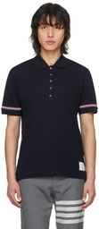 Thom Browne Navy Patch Polo