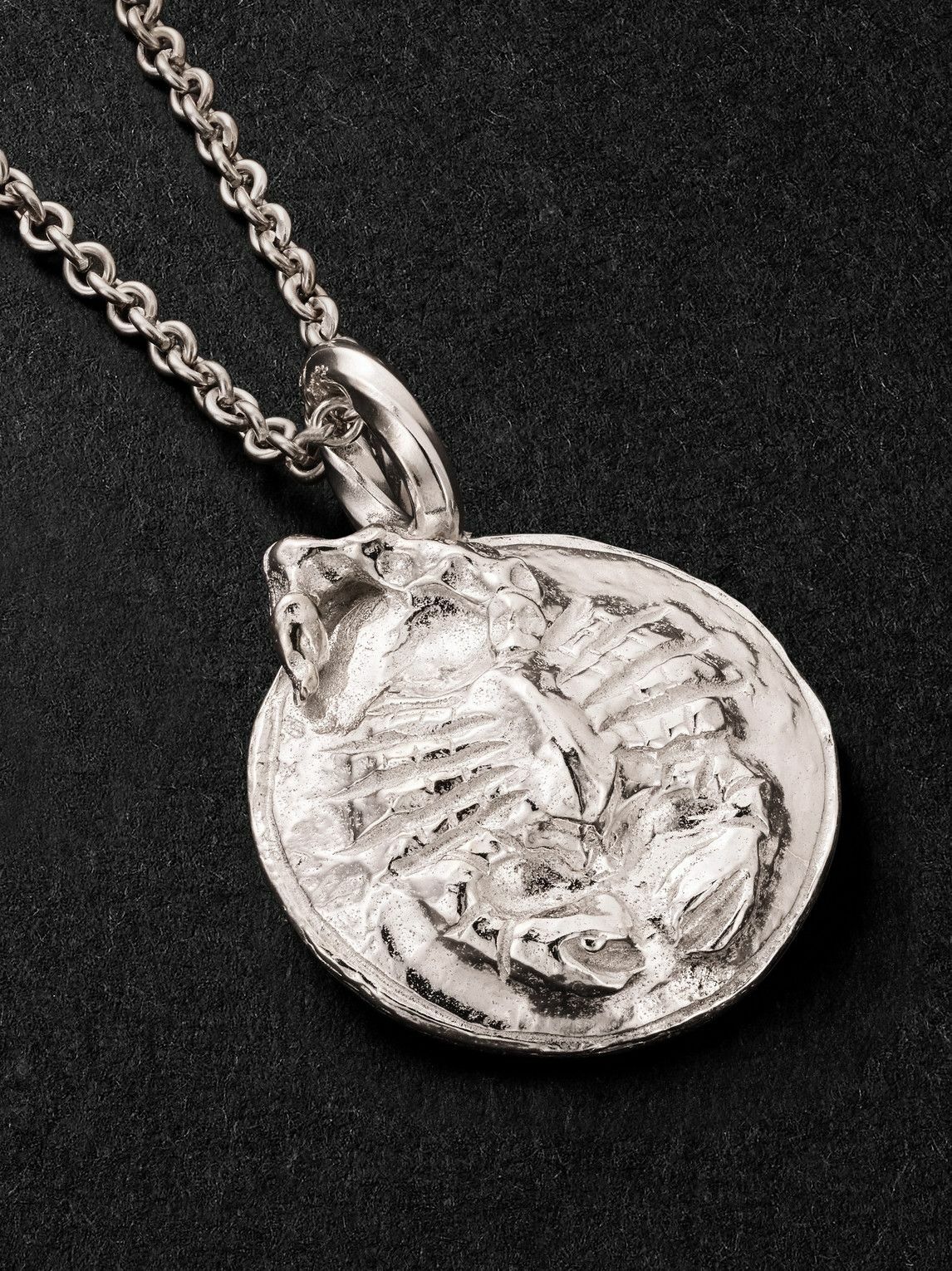 Elhanati - Star Sign Scorpio White Gold Pendant Necklace