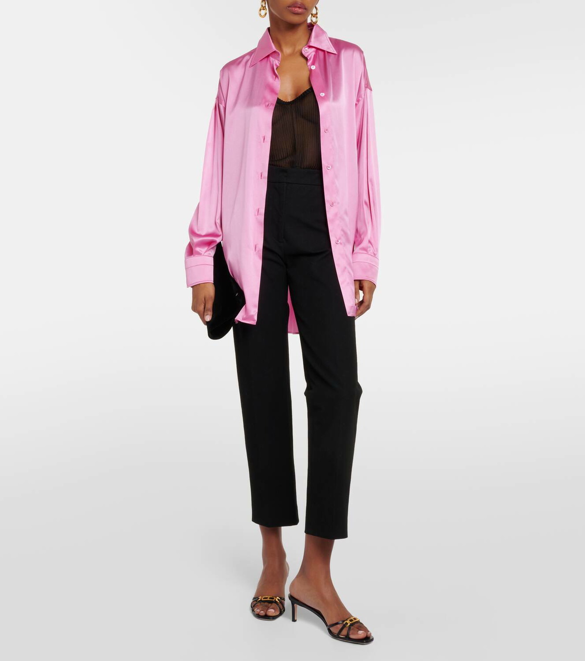Tom Ford Whitney printed leather mules