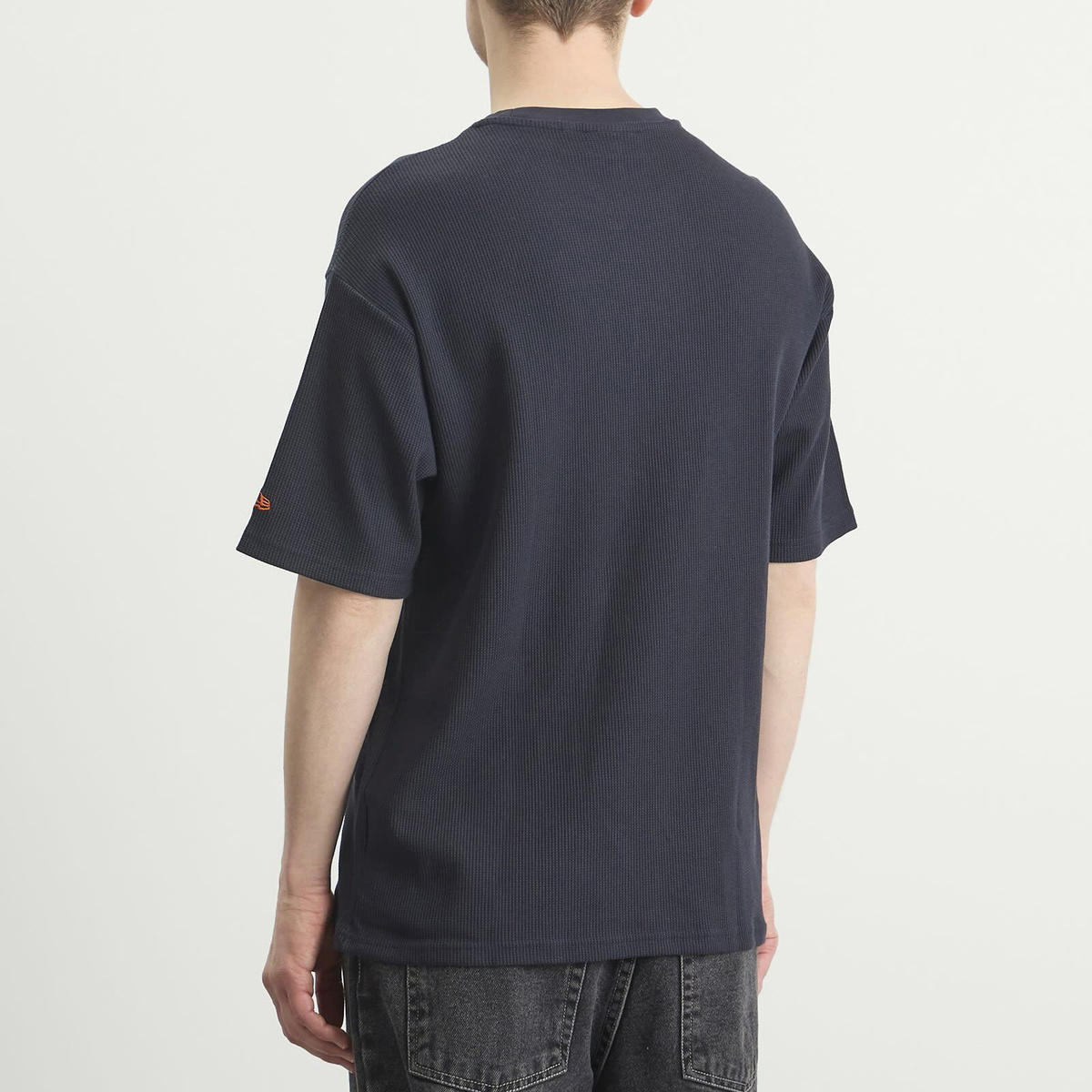 New Era Men's MLB New York Mets Waffle T-Shirt in Navy