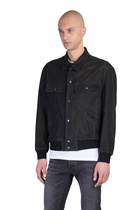 Salvatore Santoro Leather Jacket In Black Leather