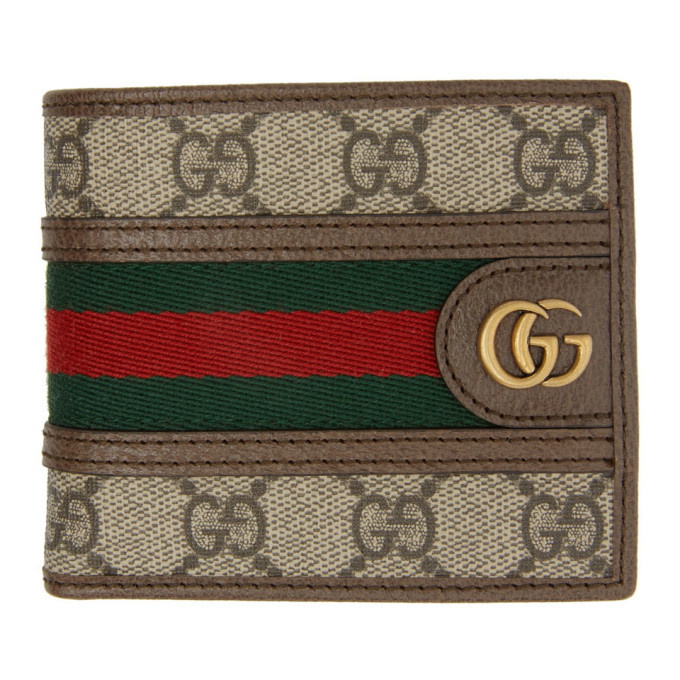 Photo: Gucci Beige GG Ophidia Bifold Wallet