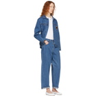 Craig Green Blue Bleached Denim Jacket