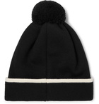 Fendi - Logo-Jacquard Wool Beanie - Black