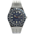 Timex Q Watch in Silver/Blue