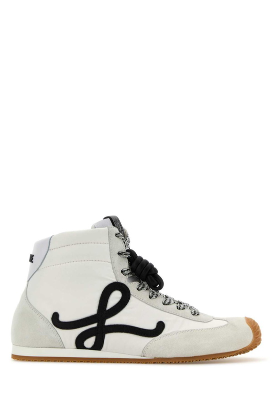 Photo: Loewe White Nylon And Suede Ballet Runner 2.0 Sneakers