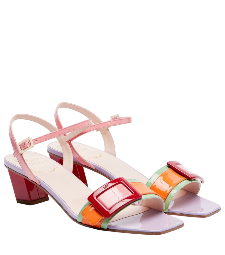 Photo: Roger Vivier Patent leather sandals