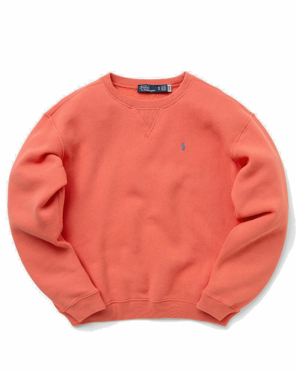 Photo: Polo Ralph Lauren Long Sleeve Sweatshirt Orange - Womens - Sweatshirts