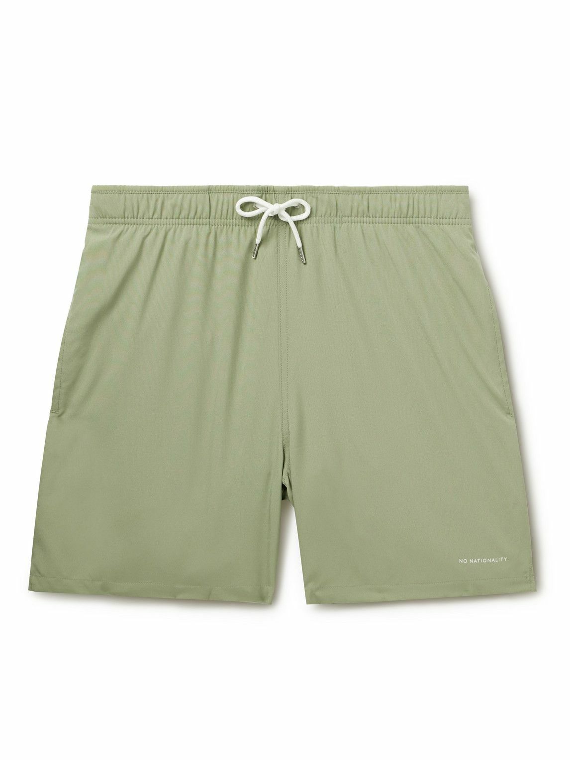 NN07 - Jules Straight-Leg Mid-Length Swim Shorts - Green NN07