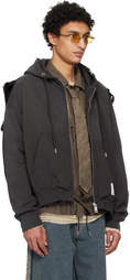 Maison MIHARA YASUHIRO Black Pullover Combined Hoodie