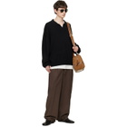 Fear of God ESSENTIALS Black Signature 90s Knit Polo