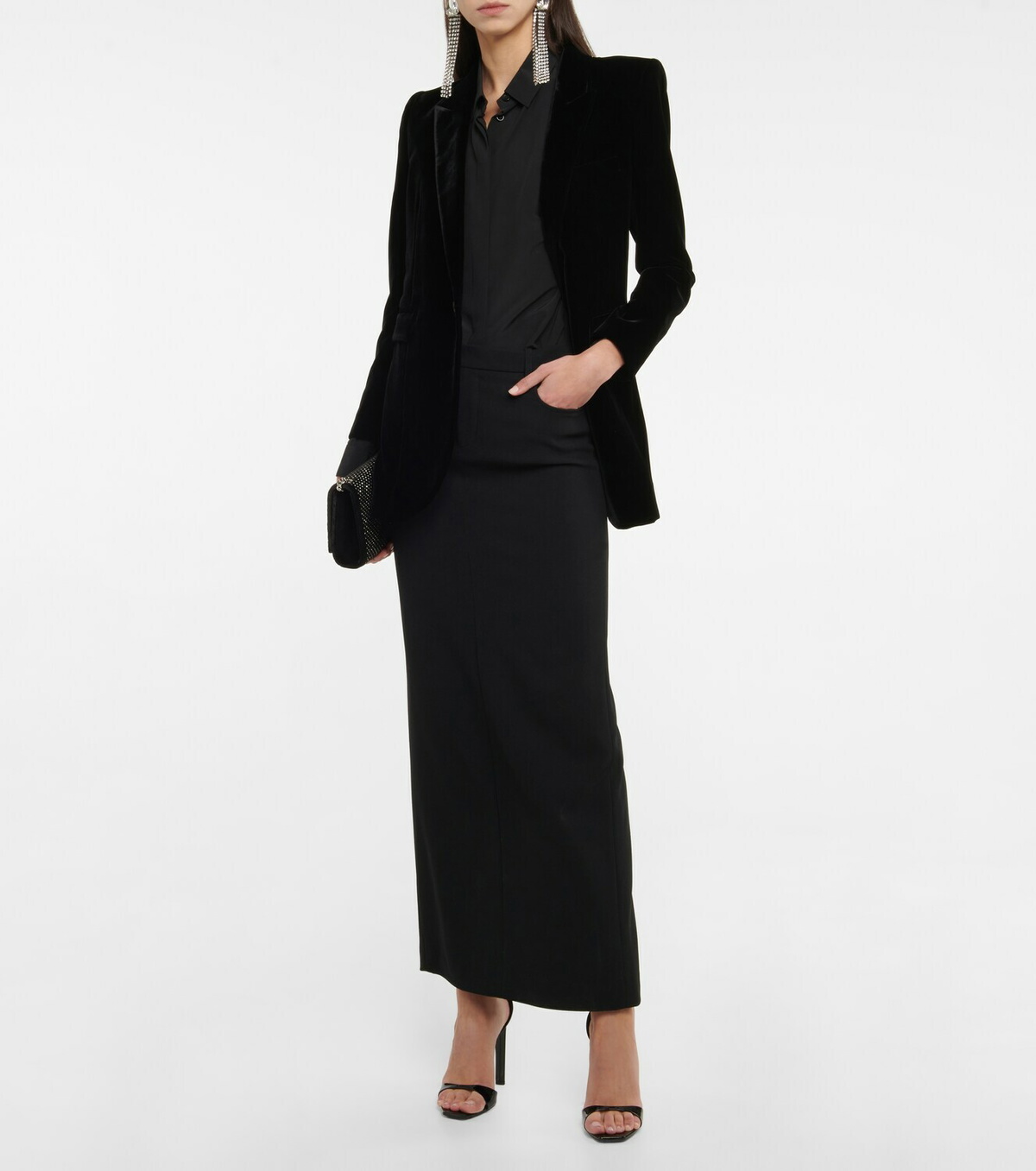 Saint Laurent - Wool maxi skirt Saint Laurent
