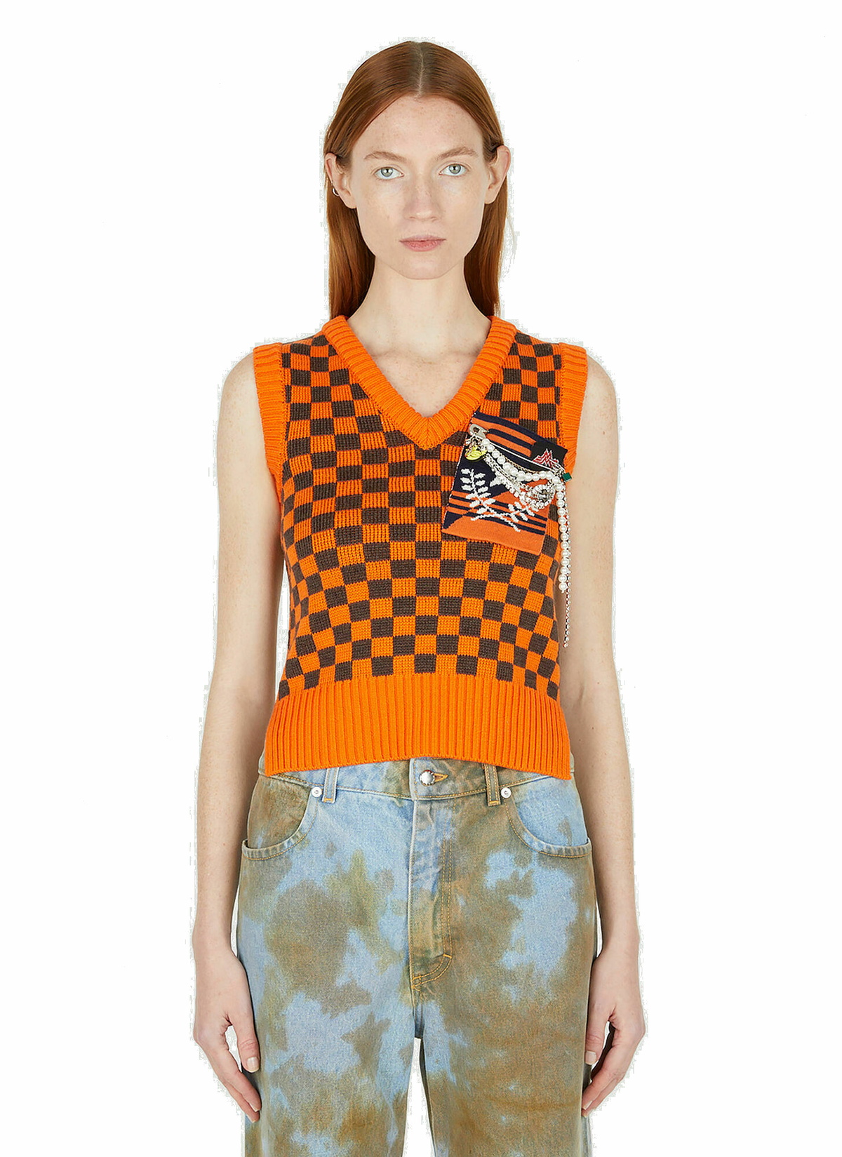 Meryll Rogge◇checkeredflag vest-