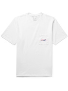 ADIDAS ORIGINALS - Adventure Logo-Print Cotton-Jersey T-Shirt - White