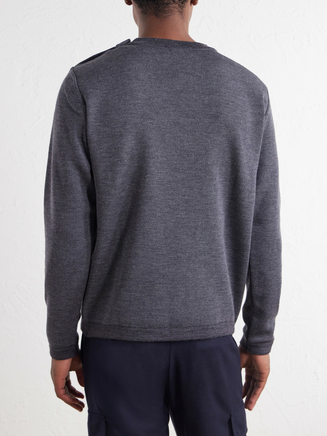 S.N.S. Herning - Naval Virgin Wool Sweater - Gray