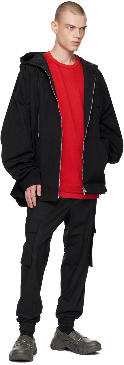 Juun.J Black Drawstring Cargo Pants