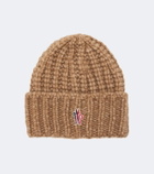 Moncler Grenoble Logo alpaca and wool-blend beanie